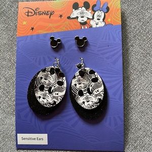 Disney Halloween Earrings Mickey and Minnie Mouse